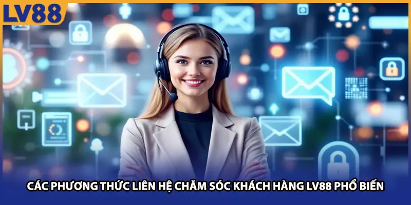 Các phương thức liên hệ chăm sóc khách hàng LV88 phổ biến