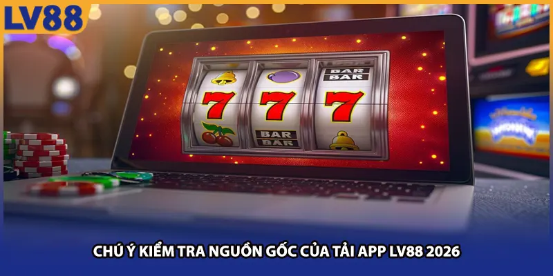 Chú ý kiểm tra nguồn gốc của tải app LV88 2026