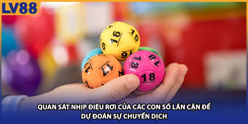 Quan sát nhịp điệu rơi của các con số lân cận để dự đoán sự chuyển dịch